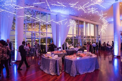 Cocktail reception in the main dining room