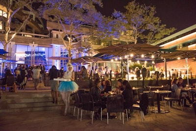 Our ample outdoor terrace is the perfect location for your next event