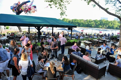Our multi-tiered outdoor terrace and bar is DC’s premiere outdoor venue
