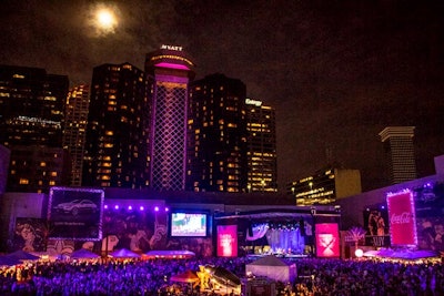 Mercedes-Benz Superdome's adjacent Champion Square was the site of the Tableau Conference’s largest event called “Data Night Out.”