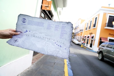 As part of American Express’ commitment to supporting local businesses in Puerto Rico, card members who took part in the weekend experience were given special maps for shopping excursions. The maps featured local businesses in the areas of Old San Juan and Condado, close to resorts where guests were staying.