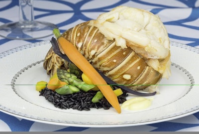 Florida Lobster Tail with Forbidden Black Rice