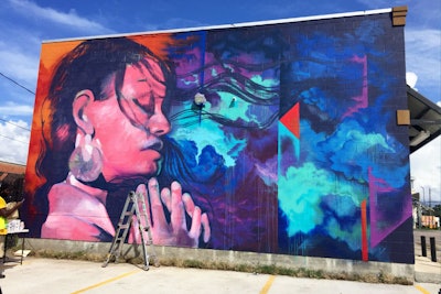In October, Houston nonprofit C.H.A.T. (Culture of Health Advancing Together), with support from the Mayor’s Office of Cultural Affairs and the Houston Arts Alliance, launched the Gulfton Story Trail. Gulfton, a community comprised in large part of refugees and immigrants, is now home to 12 murals that depict different aspects of the immigrant experience in Houston. Visitors can access an online map that directs them to each mural and shares details about the artist and the subject matter behind each work.