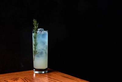 Donetto, an Italian restaurant in Atlanta, serves a rosemary limonata, which has water, lemon juice, simple sugar, lavender bitters, and rosemary.