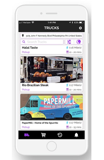 TruckBux, an app that enables diners to pre-order from food trucks and pay with a credit card, is launching a new catering feature in early 2019. Via the app, planners will be able to browse a selection of food trucks that are available for events in and around Philadelphia. Planners can even book their preferred vendor directly through the TruckBux app, which includes ratings, photos, menus, and pricing for each truck.