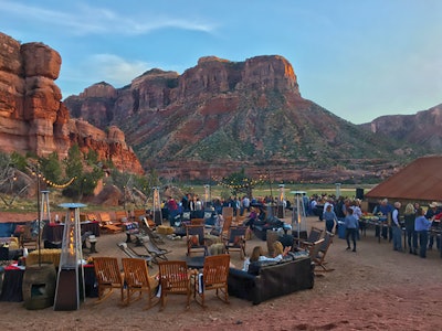 Group Dinner, Gateway Canyons Resort - Colorado