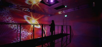 360 degree Immersive projection mapping experience at MIRAGE