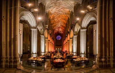 National Cathedral Tables, Archways and Ceiling