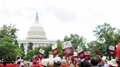 Attendees at the HUD Section 202 rally at the Capitol