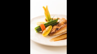 Perfect for a cozy winter seated dinner – Bistro Style Poulet Roti with Lemon-Chamomile Jus