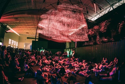Musician Max Cooper partnered with design collective Architecture Social Club to create “Aether,” a multisensory audiovisual installation, presented by Heineken.