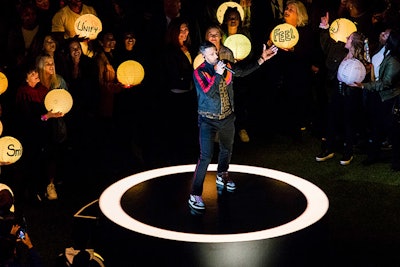 Some event professionals liked the use of drone lanterns during Maroon 5's halftime show, but wish the phrases had been more legible for the television audience.