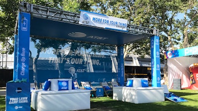 AT&T Outdoor Charging Lounge
