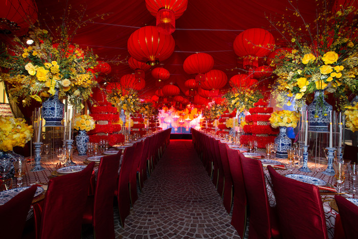 This Lavish Chinese New Year Party Was Packed With Decor and Floral