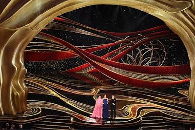 Maya Rudolph, Tina Fey, and Amy Poehler deliver a comedic monologue at the 91st Oscars, which took place February 24 at the Dolby Theatre in Los Angeles.