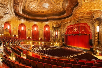 Kings Theatre's Classic Grandeur: the House & Stage Viewed from the Mezzanine