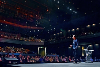 Jason Dorsey at the Financial Brand Forum in Las Vegas in May 2018