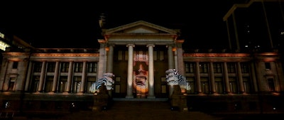 Large scale projection mapping on the Vancouver Art Gallery for Facade Festival 2017