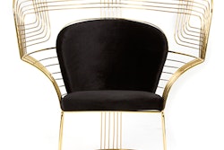 Carter wire chair, price upon request, available in the Mid-Atlantic and New England region from High Style Rentals