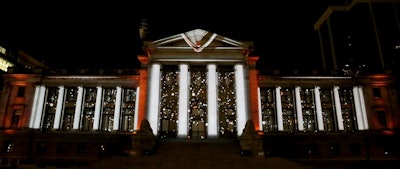 Projection mapping on the Vancouver Art Gallery for Facade Festival