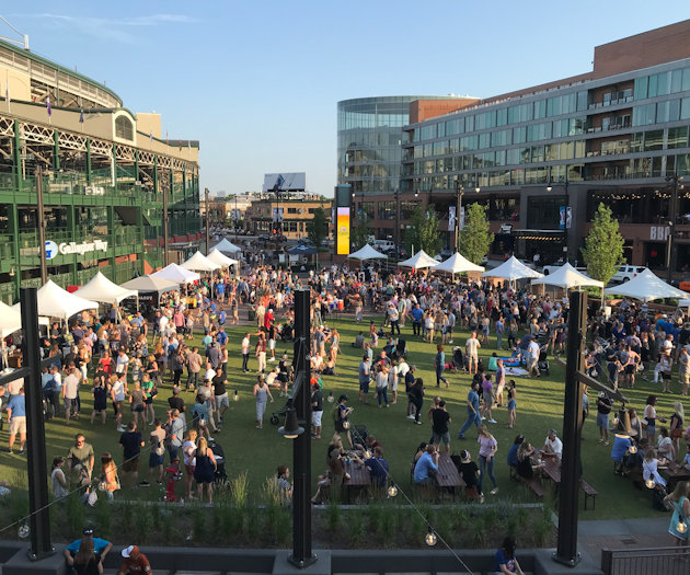 Gallagher Way food and beverage tasting event.