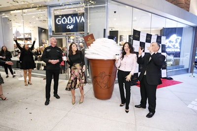 Godiva Café Opening