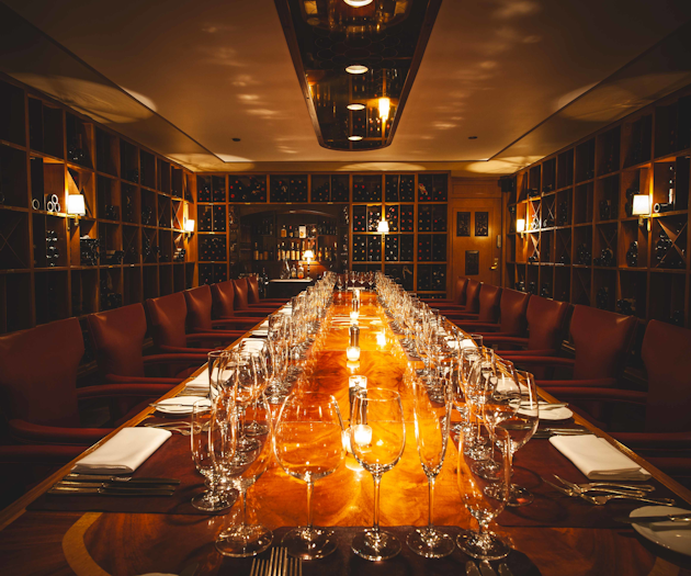 '21' Club's iconic original speakeasy wine cellar.