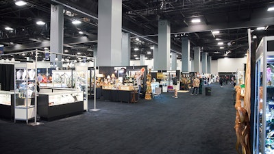 Consumer Show in the Miami Beach Convention Center Exhibit Hall