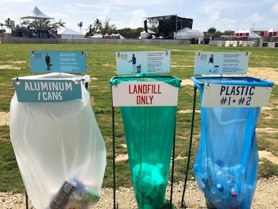 At the Kaaboo Cayman music and art festival in February, Kilowatt One implemented the island's first large-scale event recycling and landfill diversion program.