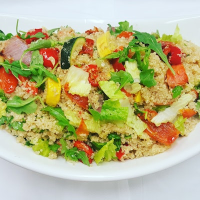 Quinoa Salad with Garden Vegetables and Citrus Vinaigrette