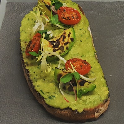 Avocado Toast with Roasted Cherry Tomatoes