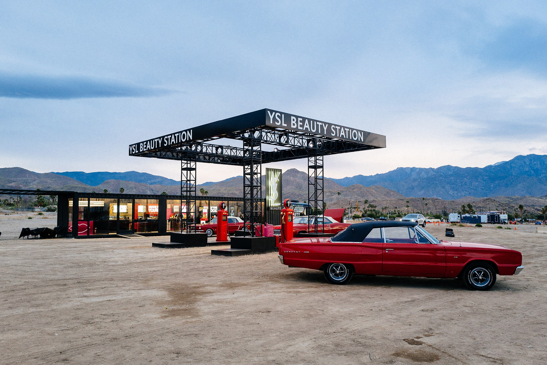 ysl beauty station coachella