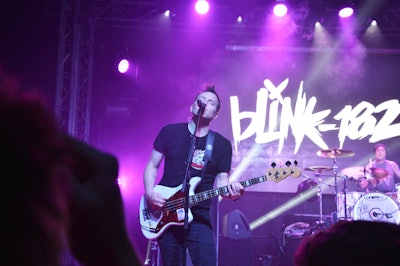 Night two was inspired by the pop-punk aesthetic of headliners Blink-182.