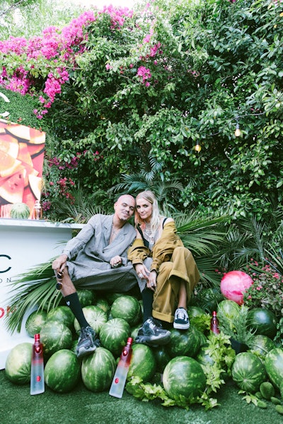 Over 1,000 watermelons were placed throughout the property as decor.