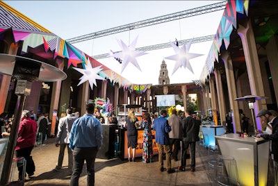 The gathering was the museum's largest to date, expanding an extra 33,000 square feet into the park's Plaza de Panama.