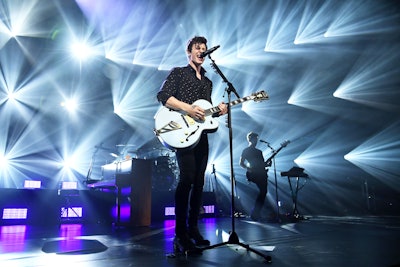 The evening closed with a Shawn Mendes performance, part of which was live streamed on Z100 radio and synched to a light show on the Empire State Building.