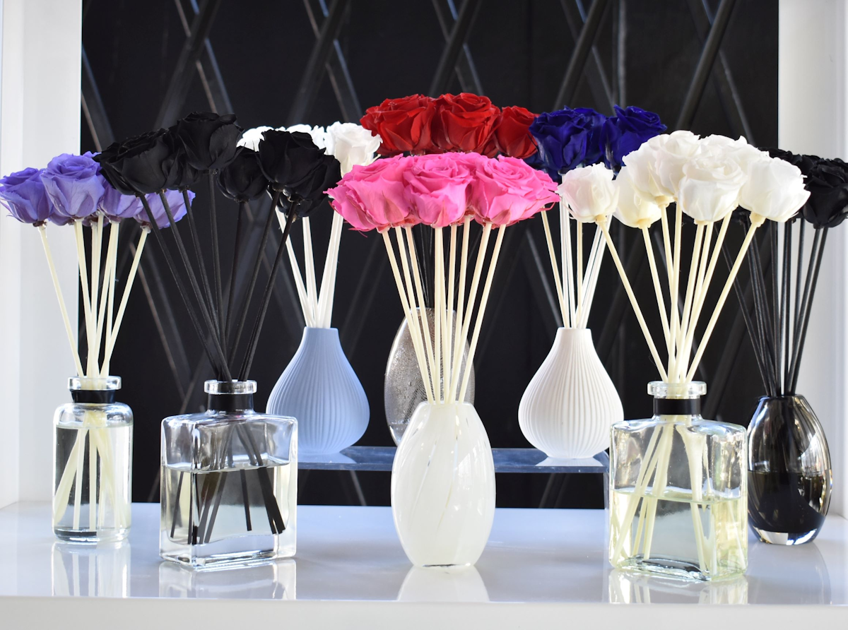 Altered Decor Preserved Rose Flower Reed Diffusers BizBash