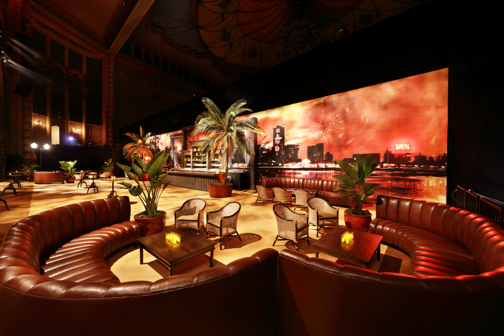 &ldquo;This year&rsquo;s theme for [the SAG Awards gala] was a Havana plaza in Cuba. We transformed the Shrine Auditorium with 20-foot-tall set pieces that consisted of 18 arches, a raised courtyard with a fountain, seating areas, buffet stations, and a DJ post. I commissioned Cuba&rsquo;s biggest artist to create original artwork to adorn the walls. This was our 11th year designing the gala, and each year we strive to set the bar higher and higher.&rdquo;