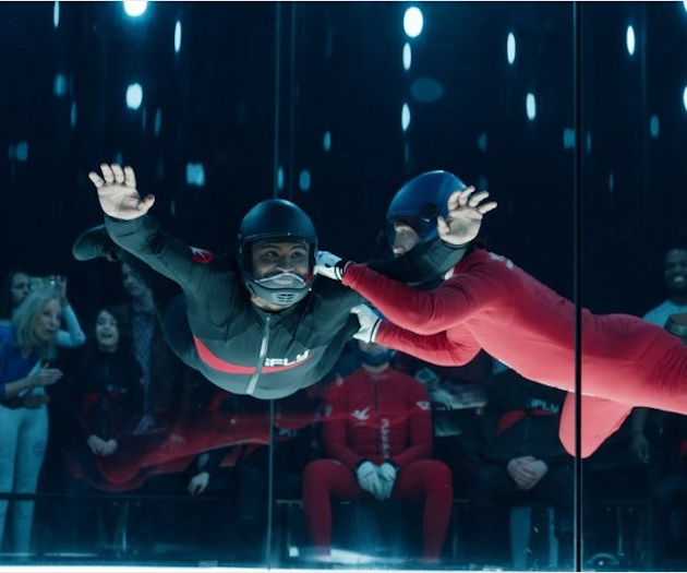 Corporate event flight experience at iFLY.