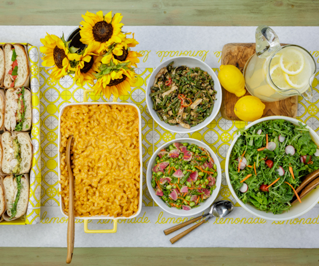 Anytime, anywhere—Lemonade catering.