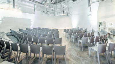 Theater Seating for Small Conference in the Transformer