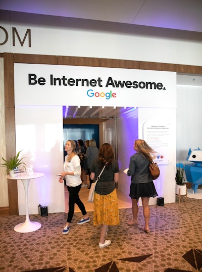 Google’s custom walk-through experience reinforced the importance of communication between parents and kids.