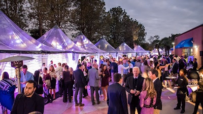 For the Taste of the World Breeder’s Cup event, Birch Aquarium’s outside courtyard was transformed into a culinary adventure with booths featuring global chefs.