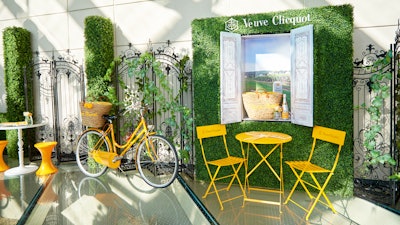Veuve Clicquot Yelloweek kicked off with an event at Hotel X Toronto on June 3. Designed by the Veuve Clicquot Canada team, the event featured a summery photo op inspired by the French countryside.