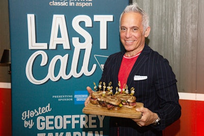 Geoffrey Zakarian hosted Friday’s Last Call late-night at Casa Tua. In addition to fresh crudo bites, the chef’s menu featured a pastrami station (sandwich on rye pictured) and select tastes from the Lamb’s Club, including duck meatballs, lamb shawarma, and jelly doughnuts for dessert.