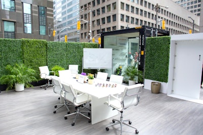 The Sun Session Boardroom by Transitions Lenses took place June 17-20 outside Royal Bank Plaza.