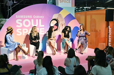 The Samsung Galaxy Soul Space housed wellness activations and panel conversations.
