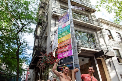 For the month of June, the intersection of Gay and Christopher streets in the West Village was renamed “Acceptance Street.” The New York City Commission on Human Rights and Mastercard partnered to unveil inclusive street signs highlighting numerous identities.
