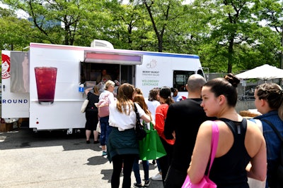 Once again, Wendy’s was on site with its food truck, handing out complimentary salads to festivalgoers.