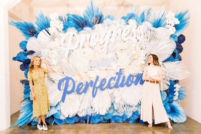 Create & Cultivate hosted its inaugural Self-Care Summit at Hudson Loft on Saturday. More than 500 women listened to talks from Giada De Laurentiis, Tess Holliday, Whitney Port, founder Jaclyn Johnson, and more on topics including self-love and motherhood. Signage throughout the space had inspirational phrases such as 'Progress not perfection' and 'Life is tough but so are you.'